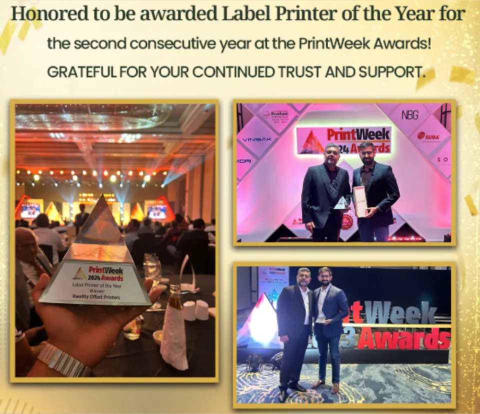 Kwality Labels Wins Label Printer of the Year for the Second Consecutive Year