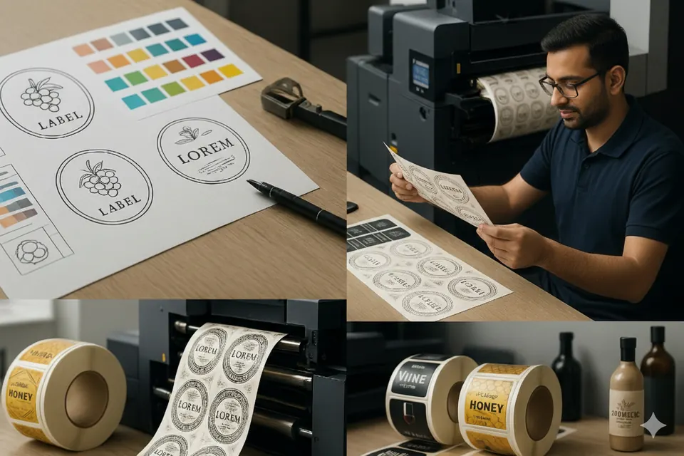 Kwality team at work: design, colour approval and print inspection