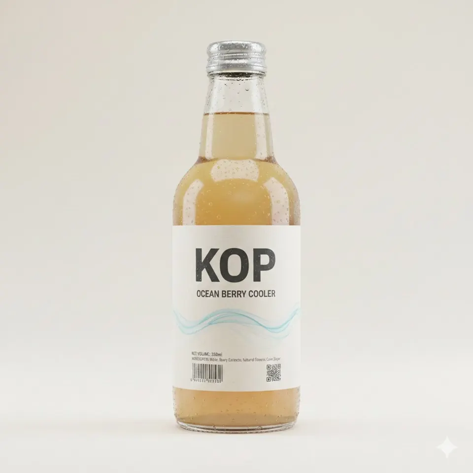 Food and beverage label 4